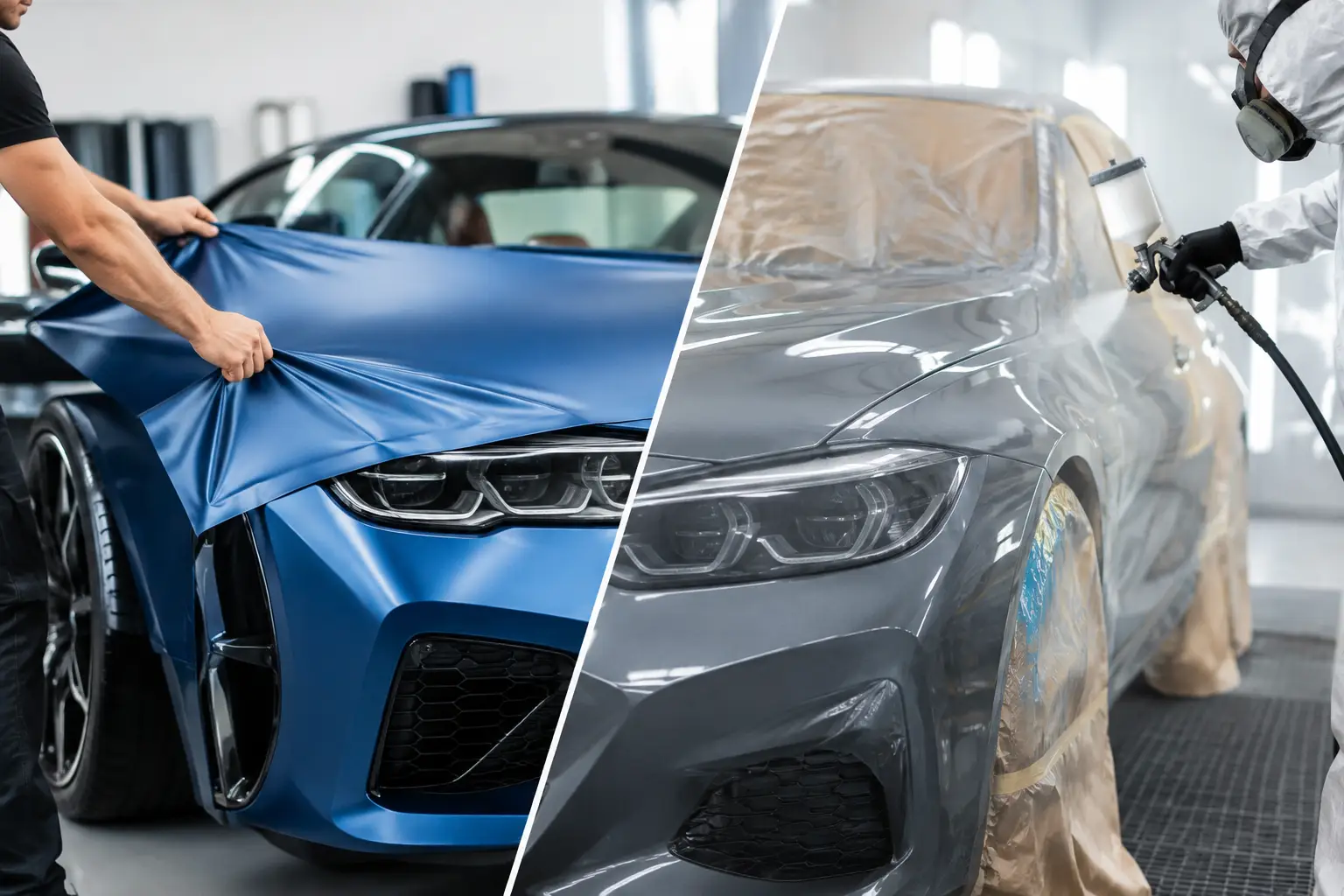 Auto folieren oder lackieren? Der klare Vergleich